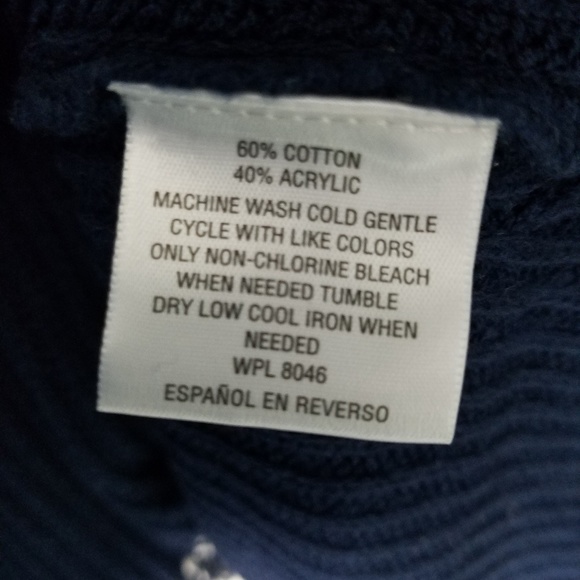 Style & Co. Blue/Warm sweater size M - Picture 3 of 4